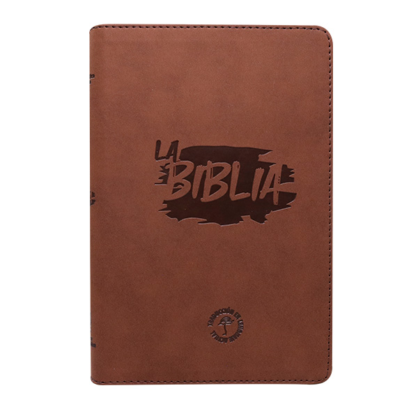 Biblia El Camino La Verdad y La Vida Traducción Lenguaje Actual Mediana Letra Grande Imitación Piel Beige [TLA066ZLGPJR] 