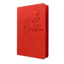 Biblia Reina Valera 1960 Mediana Letra Grande Imitación Piel Rojo [RVR066LGZPJR] 