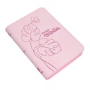 Biblia Reina Valera 1960 Mediana Letra Grande Imitación Piel Rosa Pastel [RVR066LGZPJR] 