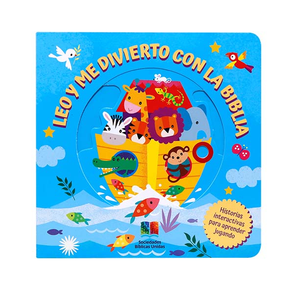 Libro Infantil Leo y Me Divierto Con La Biblia Edad 0 a 3 Tapa Dura [TLA453P] 
