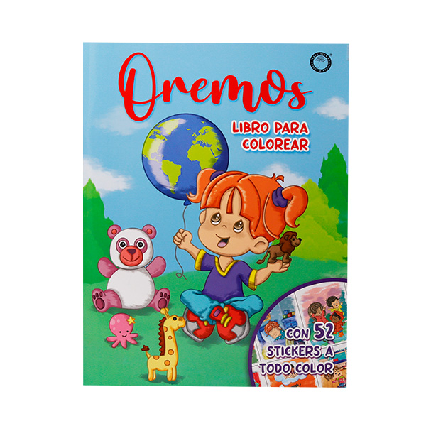 Libro Infantil Oremos Para Colorear Oraciones Para Niños [TLA490P]  