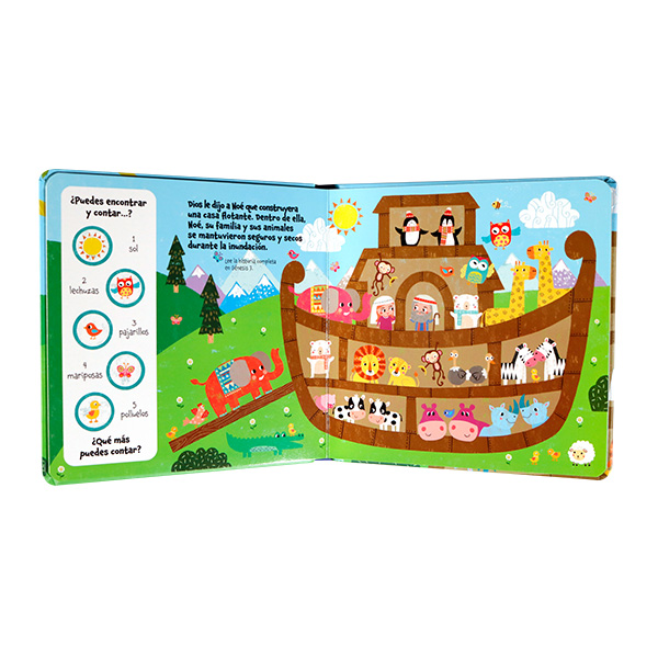 Libro Infantil Historias Bíblicas Para Mirar de Cerca Edad 4 a 6 Tapa Dura [TLA46+3aP] 
