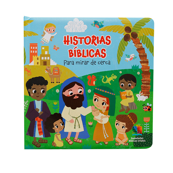Libro Infantil Historias Bíblicas Para Mirar de Cerca Edad 4 a 6 Tapa Dura [TLA46+3aP] 