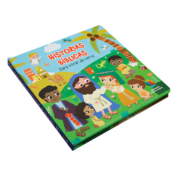 Libro Infantil Historias Bíblicas Para Mirar de Cerca Edad 4 a 6 Tapa Dura [TLA46+3aP] 