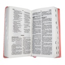 Biblia Reina Valera 1960 Agenda Letra Chica Imitación Piel Rosa [RVR036cTI]