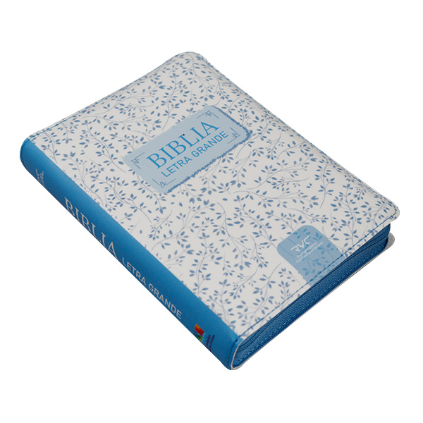 Biblia Reina Valera Contemporánea Chica Letra Grande Vinil Azul Mujer [RVC.42cdLGZPJR] 