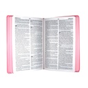 Biblia Reina Valera 1960 Mediana Letra Mediana Imitación Piel Rosa Ultrafina [RVR065e]