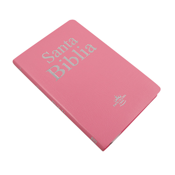 Biblia Reina Valera 1960 Mediana Letra Mediana Imitación Piel Rosa Ultrafina [RVR065e]
