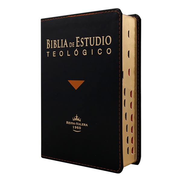 Biblia de Estudio Teológico Reina Valera 1960 Mediana Letra Mediana Imitación piel Negro [RVR066cEETI-BET]
