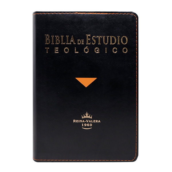 Biblia de Estudio Teológico Reina Valera 1960 Mediana Letra Mediana Imitación piel Negro [RVR066cEETI-BET]