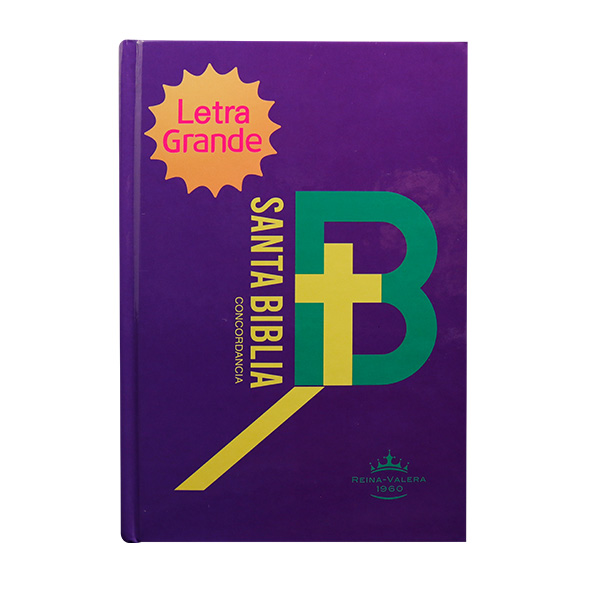 Biblia Reina Valera 1960 Chica Letra Mediana DR Tapa Dura Purpura [RVR043cLG]