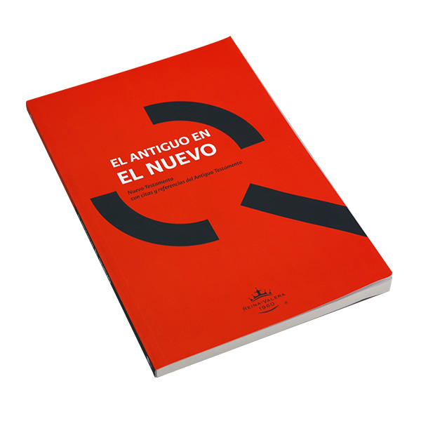 Nuevo Testamento  El Antiguo en el Nuevo Reina Valera 1960 Bolsillo Letra Mediana Rústica Naranja [RVR280EE]