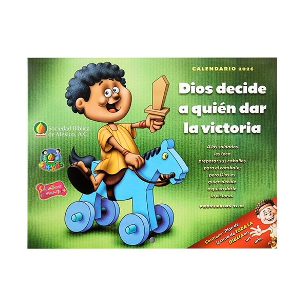 Calendario Infantil 2026 "Dios Decide…"