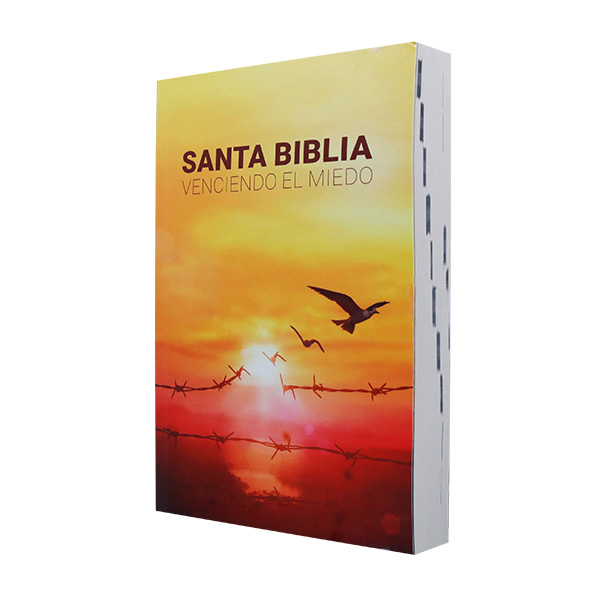 Biblia Misionera Reina Valera 1960 Venciendo el miedo Mediana Letra Mediana Rústica [RVR.60uecFBPJR]