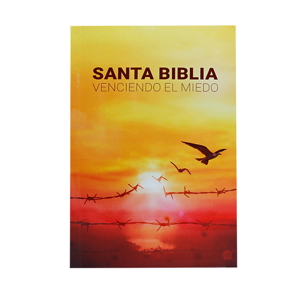 Biblia Misionera Reina Valera 1960 Venciendo el miedo Mediana Letra Mediana Rústica [RVR.60uecFBPJR]