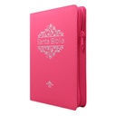 Biblia Reina Valera 1960 Mediana Letra Grande PVC Rosa con cierre [RVR.065cLGPJRZ] 