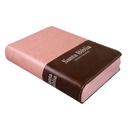 Biblia Reina Valera 1960 Mediana Letra Super Gigante Imitación Piel Rosa/Marrón Quinceañera [RVR046cLGPJRZTI] 