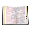 Biblia Ser Discípulo Reina Valera 1960 Mediana Letra Grande Imitación Piel Azul [RVR066cLGPJRTI]  