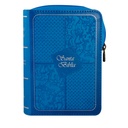 Biblia Reina Valera 1960 Tamaño Bolsillo Letra Mediana Imitación Piel Azul [RVR025cZLG]