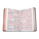 Biblia Reina Valera 1960 Mediana Letra Gigante Vinil Negro Canto Cobre Afinidad  RVR062cLGiPJR-MEX