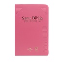 Biblia Reina Valera 1960 Mediana Letra Gigante Vinil Rosa Canto Cobre Afinidad  RVR062cLGiPJR-MEX