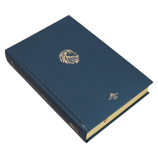 Biblia Reina Valera 1960 Mediana Letra Grande Minimalista Tapa Dura Azul Oscuro [RVR063cLGPJR] 