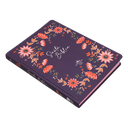 Biblia Reina Valera 1960 Grande Letra Mediana Tapa Dura Slim con margen Morado con Flores [RVR.83cFBPJR] 