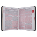 Biblia Reina Valera 1960 Grande Letra Mediana Piel Slim con margen Negro [RVR.89cFBPJR]  