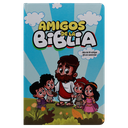 Biblia Infantil Amigos de la Biblia Reina Valera 1960 Mediana Letra Grande MAYUSCULA Tapa Dura Azul [RVR063cLGPJR-MAY] 