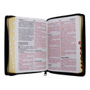 Biblia Reina Valera 1960 Mediana Letra Gigante Imitación Piel León Azul/Marrón [RVR066cLGiPJRZTI] 