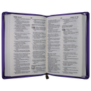 Biblia Reina Valera 1960 Mediana Letra Grande Imitación Piel Morado [RVR065cZLG PE] 