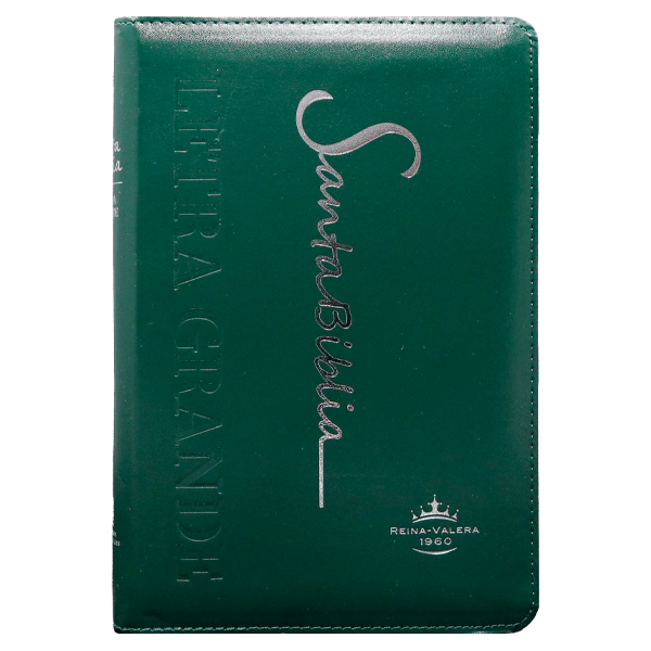 Biblia Reina Valera 1960 Mediana Letra Grande Imitación Piel Verde [RVR065cZLG PE] 