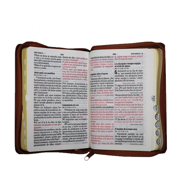 Biblia Reina Valera 1960 Chica Letra Grande Imitación Piel Marrón Corona [RVR046ZTILGPJR] 