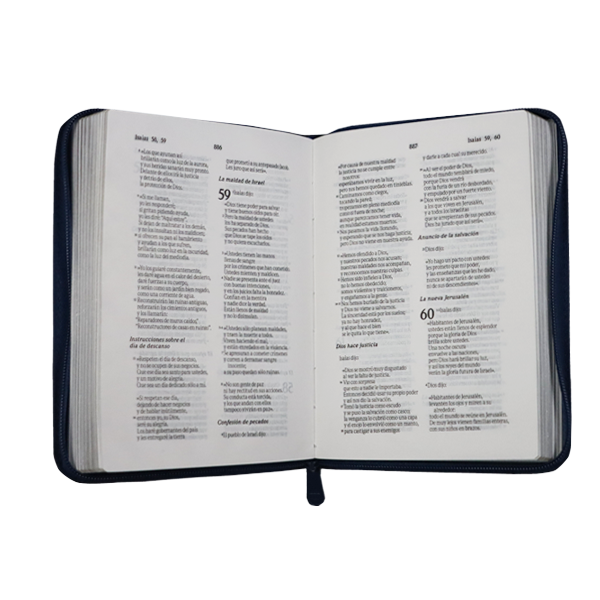 Biblia Traducción Lenguaje Actual Mediana Letra Mediana Imitación piel Azul [TLA.45ZLM]   