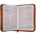 Biblia Sirve y Lidera Reina Valera 1960 Mediana Letra Grande Imitación Piel Mostaza Código QR [RVR066LGZPJR] 