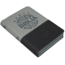 Biblia Reina Valera 1960 Mediana Letra Grande Imitación Piel Gris/Negro Código QR [RVR066cLGZTIPJR] 