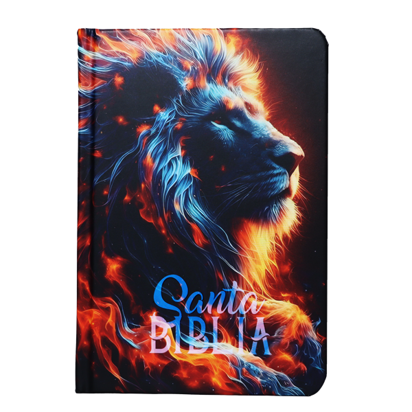 Biblia Reina Valera 1960 Tamaño Bolsillo Letra Chica Tapa Dura León RVR.23cLGPJR 