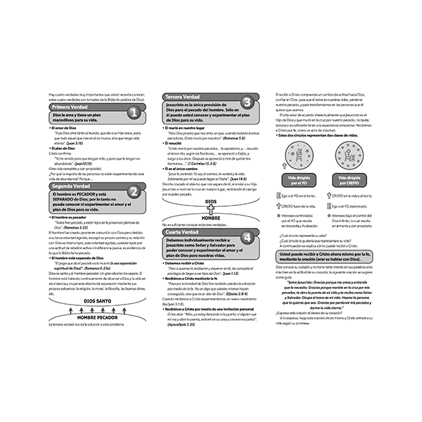 Paquete de Folletos Qué Hay Más Allá de la Muerte / Dios Habla Hoy DHH - Esperanza (100 Piezas) 