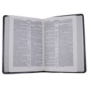 Biblia Reina Valera 1909 Mediana Letra Chica Imitación Piel Gris VR055 SS 