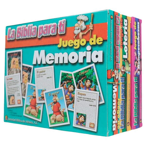 [Kit Juego de mesa] Lotería, Memorama y Rompecabezas