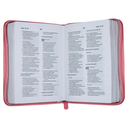 Biblia Traducción Lenguaje Actual Chica Letra Chica Imitación Piel Rosa Cierre [TLA.46ZLM] 