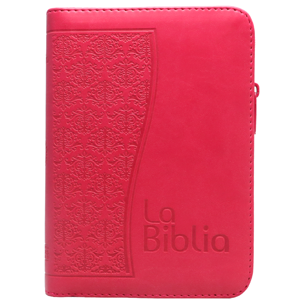 Biblia Traducción Lenguaje Actual Chica Letra Chica Imitación Piel Fucsia Cierre [TLA.46ZLM] 
