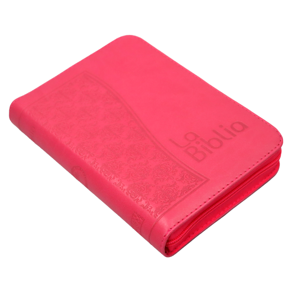 Biblia Traducción Lenguaje Actual Chica Letra Chica Imitación Piel Fucsia Cierre [TLA.46ZLM] 