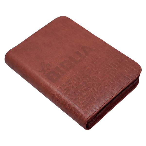 Biblia Traducción Lenguaje Actual Chica Letra Chica Imitación Piel Café Cierre [TLA.46ZLM] 