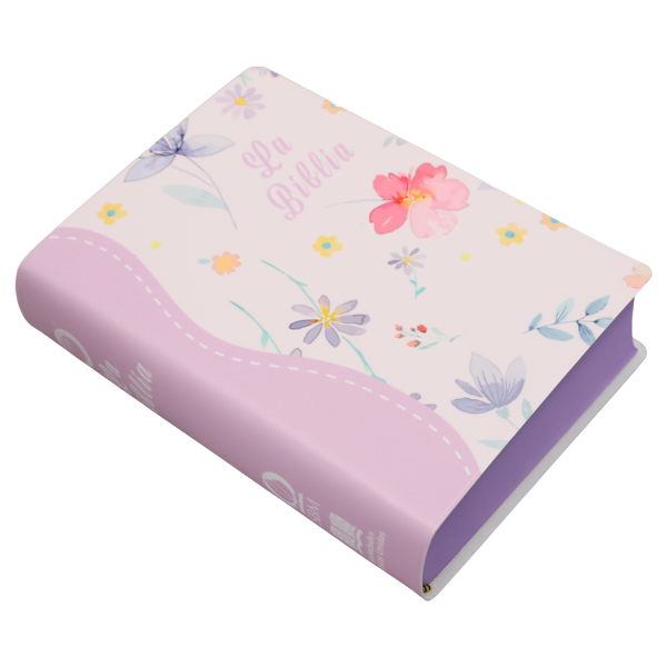 Biblia Traducción Lenguaje Actual Chica Letra Grande 8 pts Vinil Canto Morado TLA042LG Flourish 