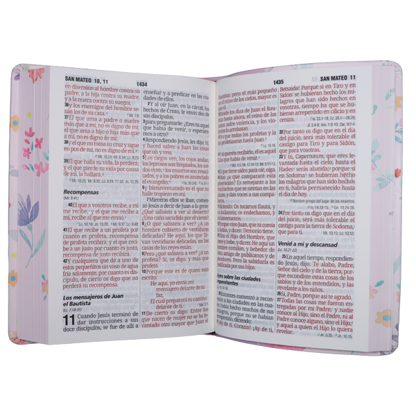 Biblia Reina Valera 1960 Mediana Letra Gigante 14 pts Imitación Piel PU RVR065cLGiPJR Flourish 