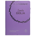 Biblia Reina Valera 1960 Mediana Letra Grande Covertex Lila [RVR.65cLGPJR]