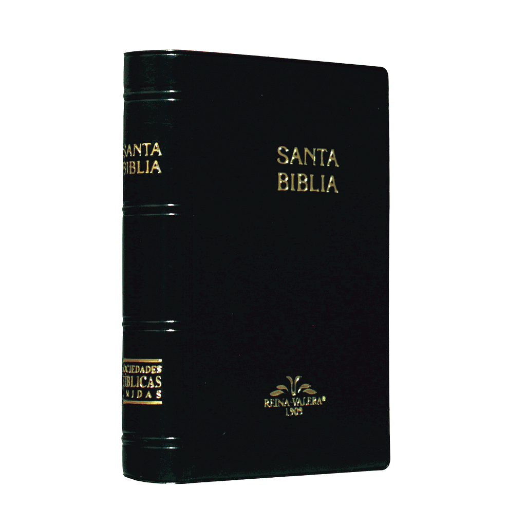 Biblia Reina Valera 1909 Tamaño Bolsillo Letra Chica Vinil Negro [VR022]