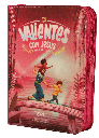 Biblia Infantil Valientes con Jesús Reina Valera Contemporánea Tamaño Bolsillo Letra Chica Vinil Rosa [RVC022ZPJR] 