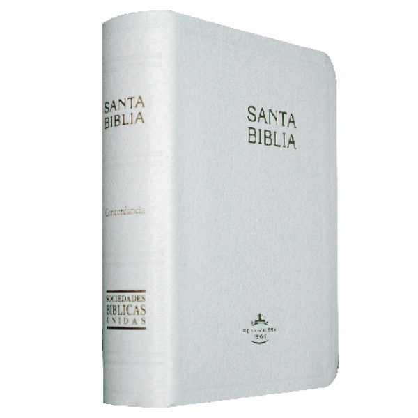 Biblia Reina Valera 1960 Tamaño Bolsillo Letra Chica Imitación Piel Blanco [RVR025c]